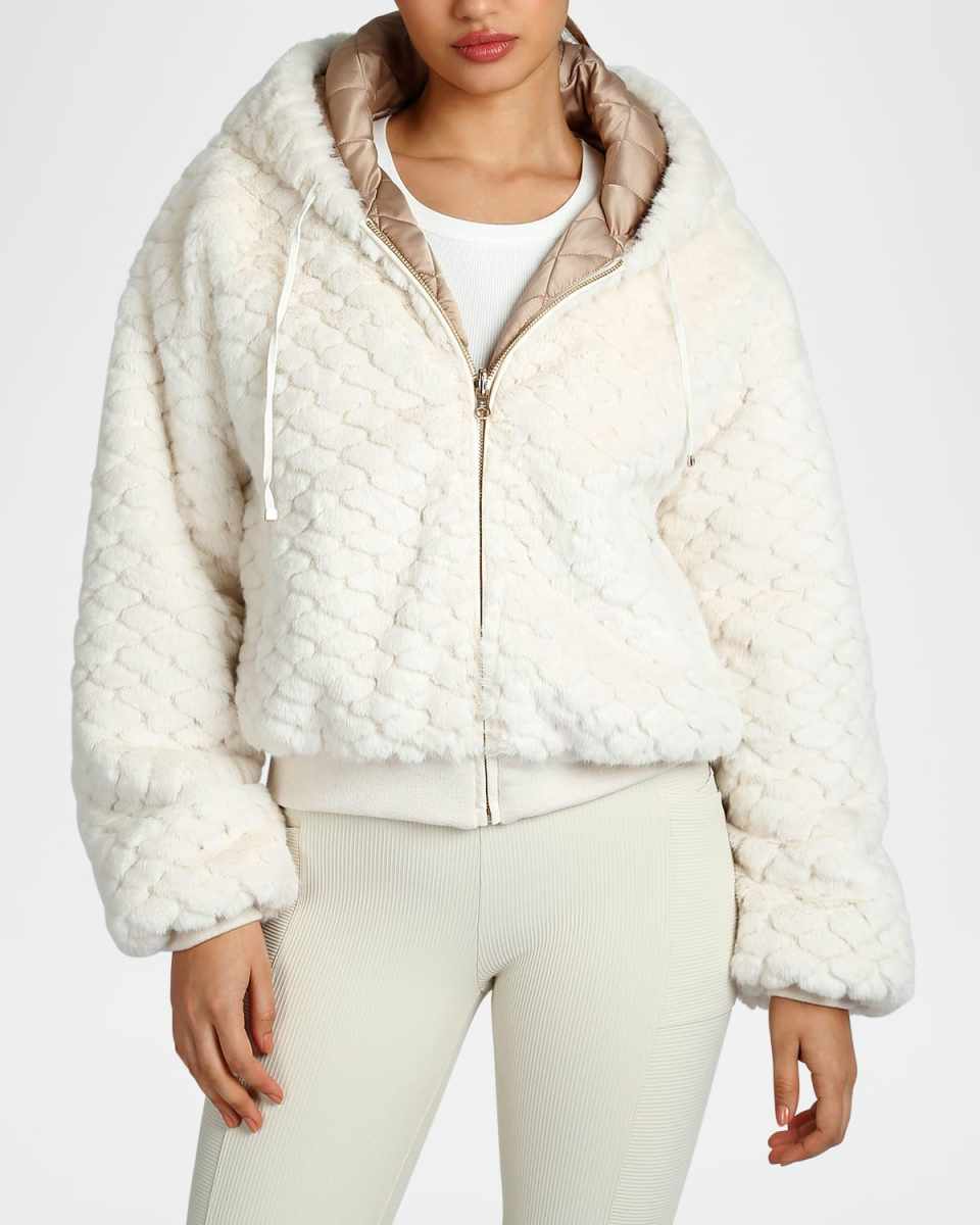Fawn Reversible Faux Fur Hoodi